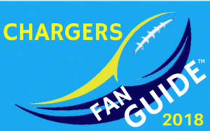 CHARGERS FAN GUIDE 2018 MAIN LOGO e1524978068751 - Chargers Fan Guide Now Available!