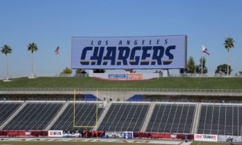 John Spanos takes shot at outdated video boards at Qualcomm Stadium