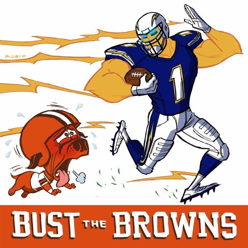 Chargers Bust Up Browns 38-14, Win 3 Straight, Heading to London