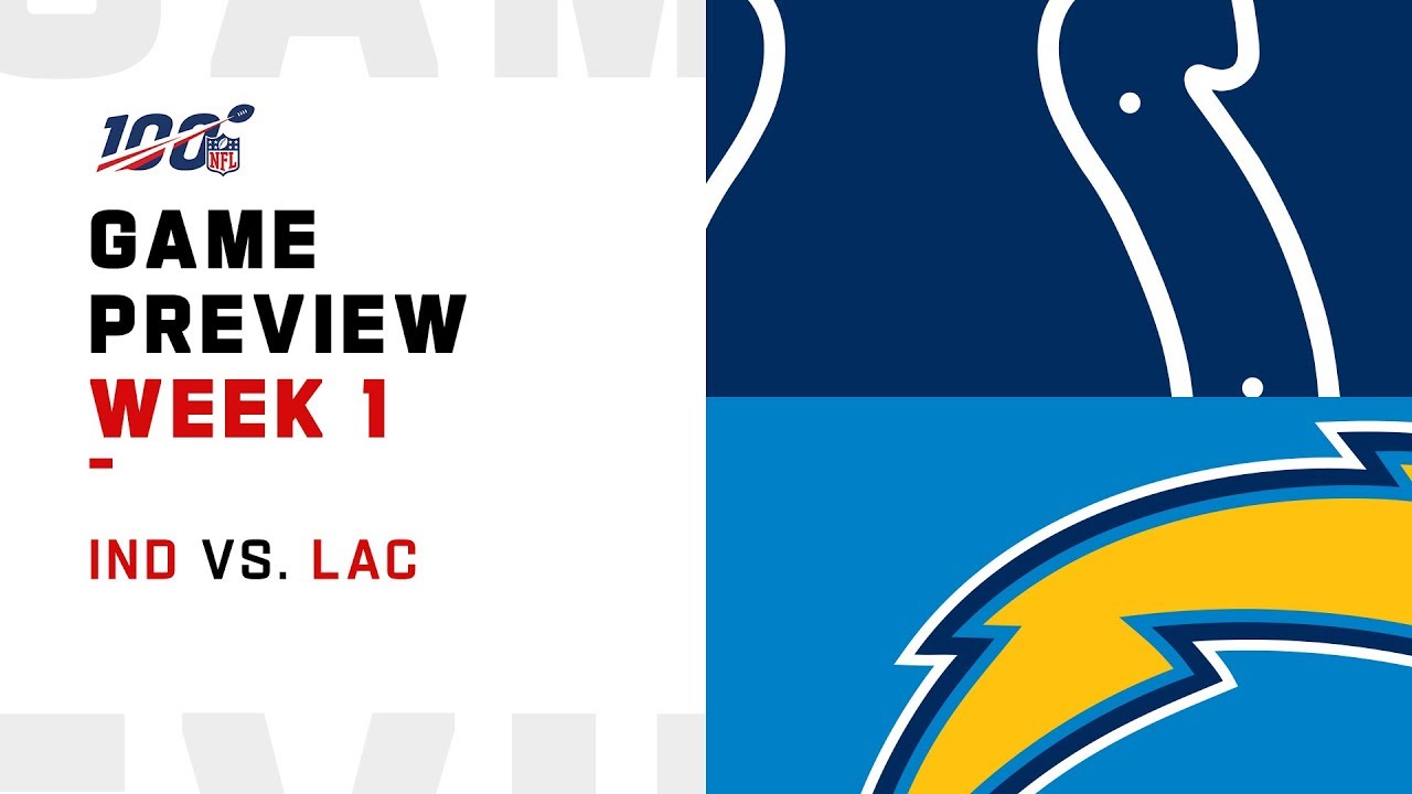 2019 Colts vs Chargers Preview Week 1
