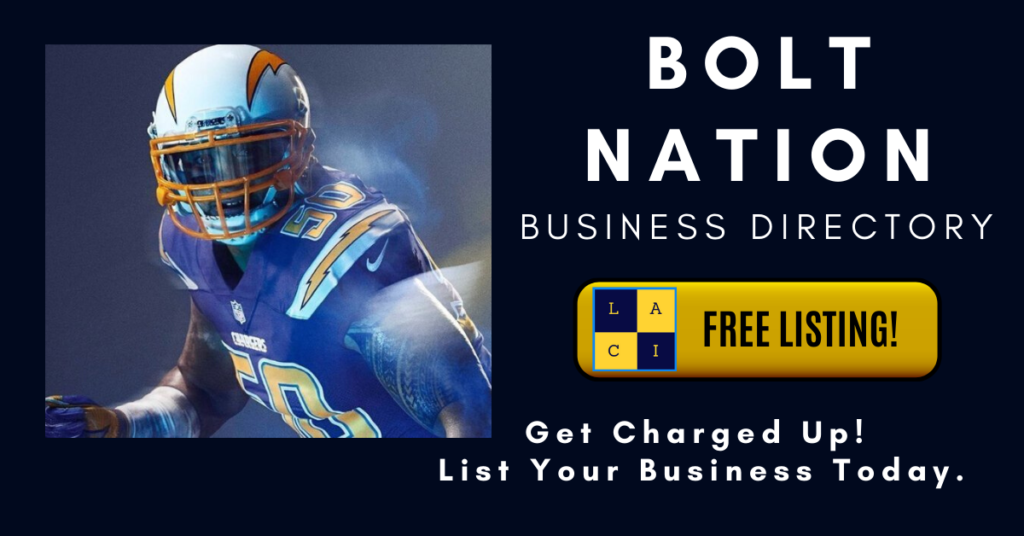 Bolt Nation Business Directory 5.0 PRO VERSION 1024x536 - Chargers Release Initial 53 Man Roster