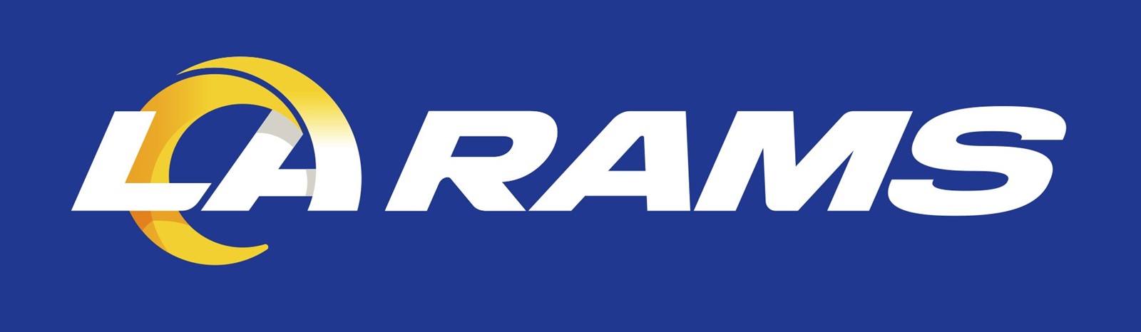 Rams New Logo Blue and Yellow Again