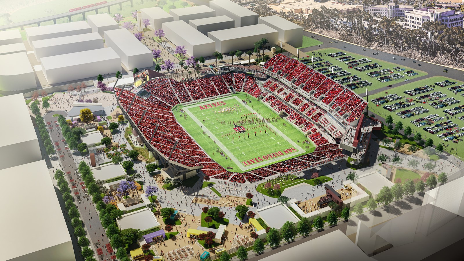 SDSU Secures $310 Million, Board Approval To Build 35,000 Seat Football Stadium In Mission Valley