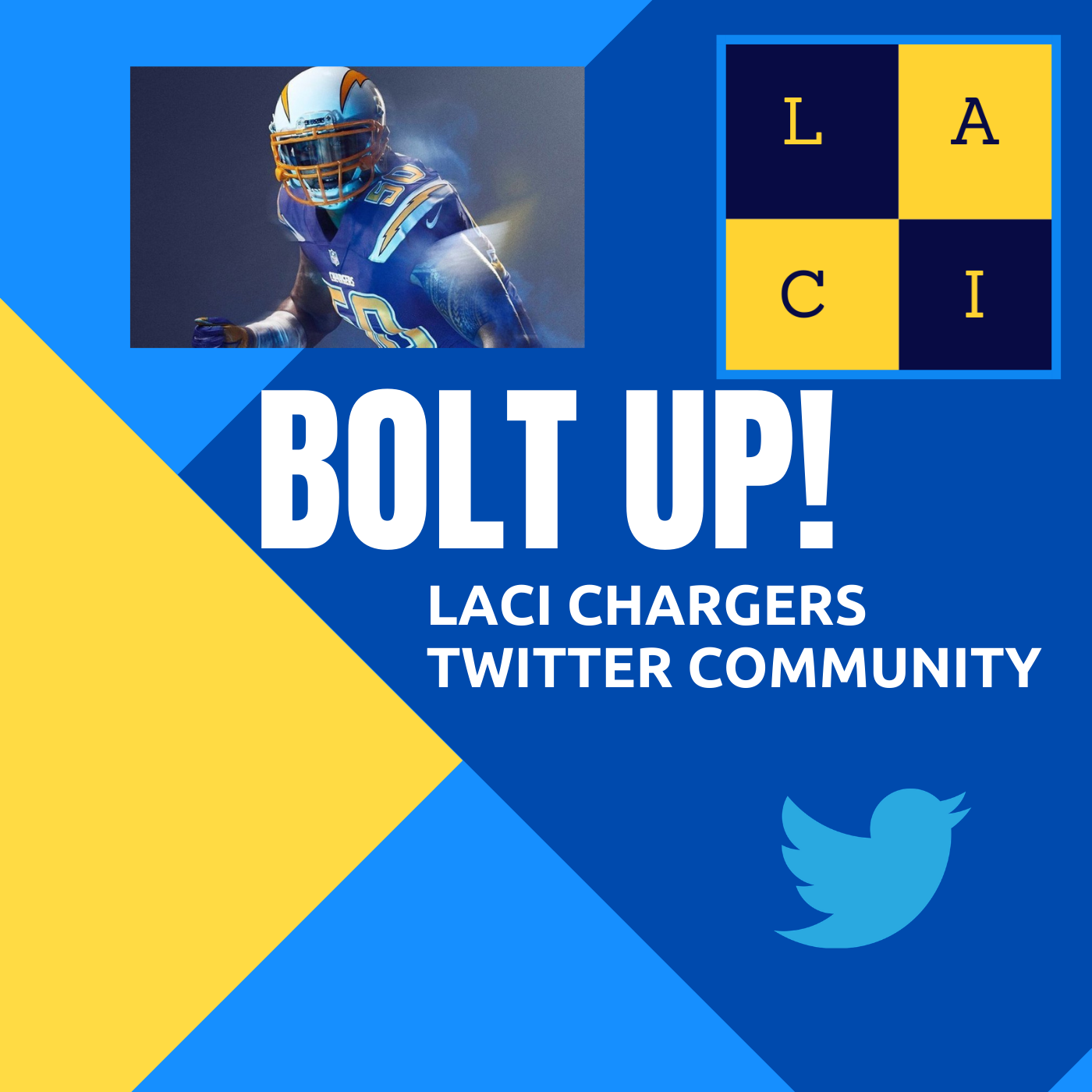 BOLT UP PRO - Join LACI Twitter Community