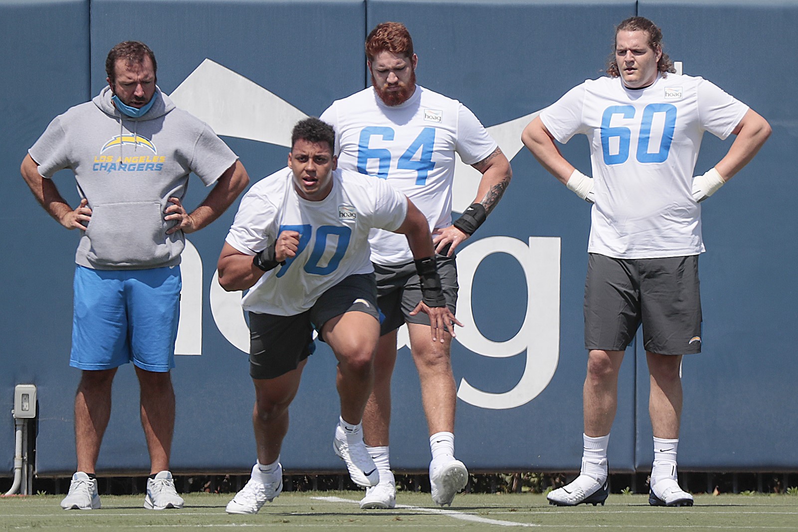 Bolts First Round Pick Rashawn Slater Shows Well With Pads
