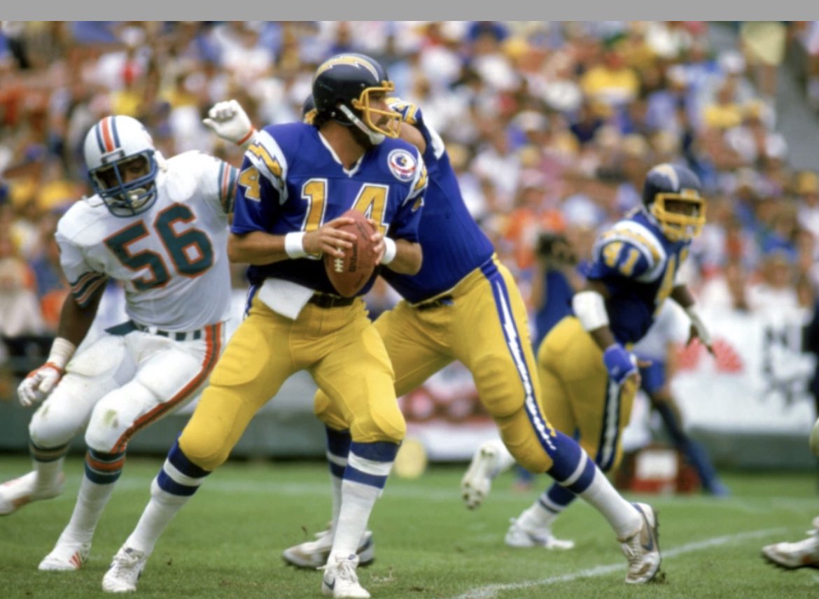Chargers Flashback! 1984  Fan Doubts?  No! Dan Fouts #14