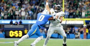 Chargers defense shines with 4 interceptions in hard fought OT win over Eagles